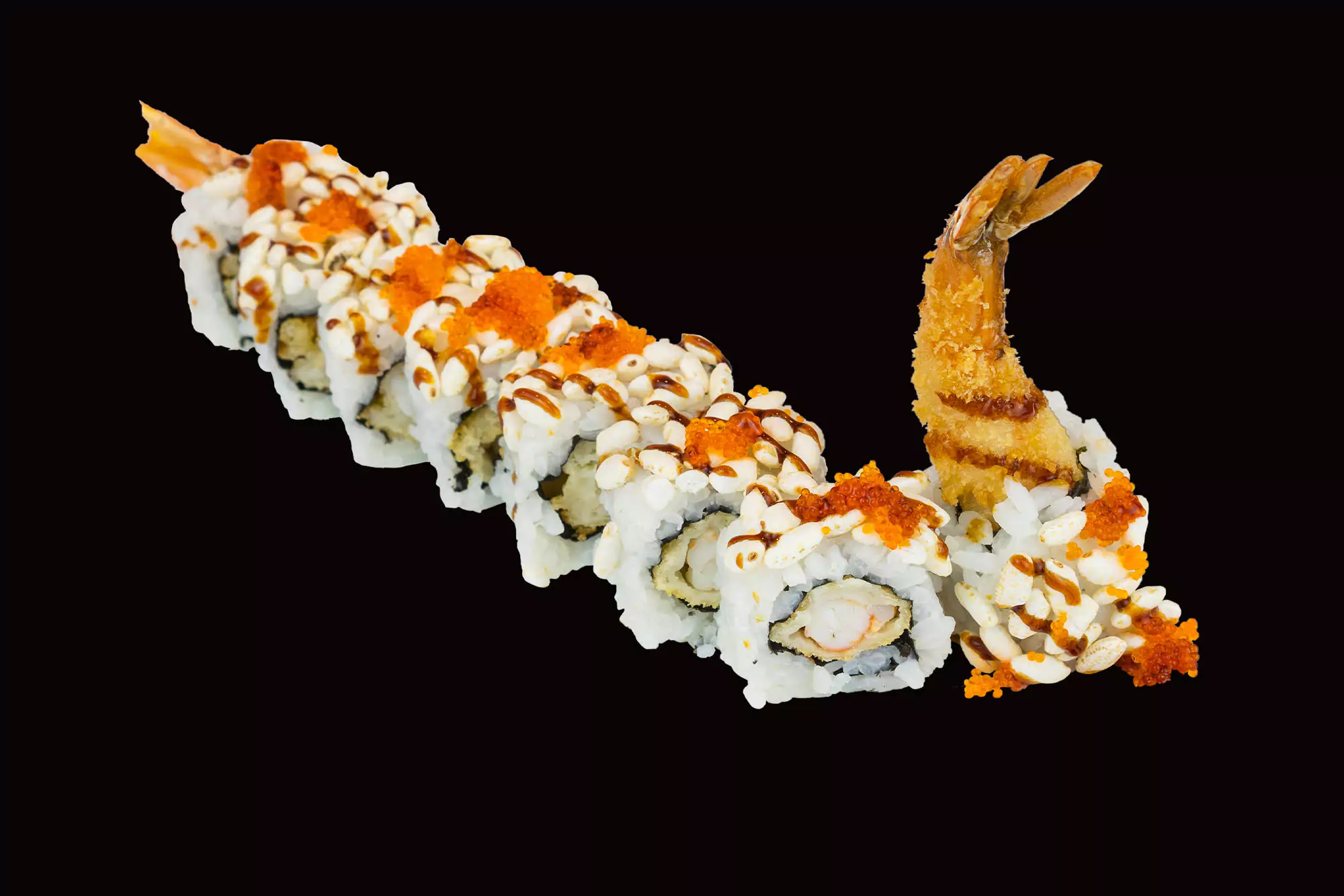 URAMAKI MIT GEKOCHTEM FISCH DRAGON SPECIAL